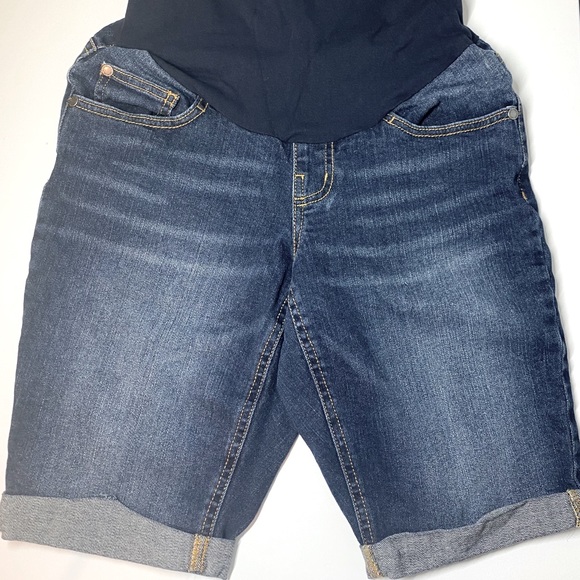 Maternity Jean Shorts - Picture 1 of 4